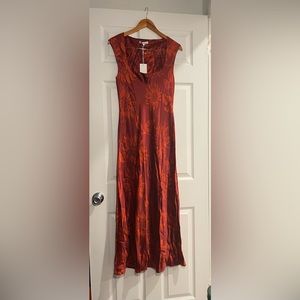 NWT Reformation Hendrix silk dress S